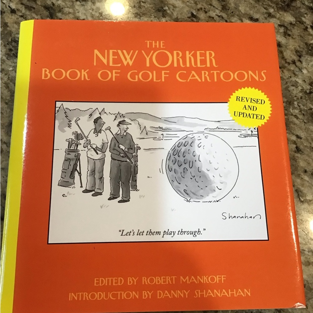 Book of Golf Cartoons - Orange Cover